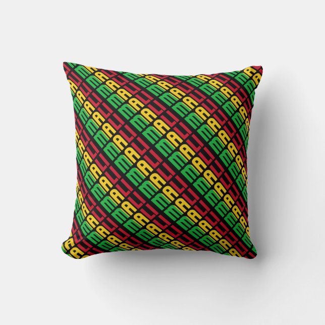 Gorgeous Mali National Flag Throw Pillow (Front)