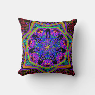 Gorgeous Mandala - full pattern Throw Pillow