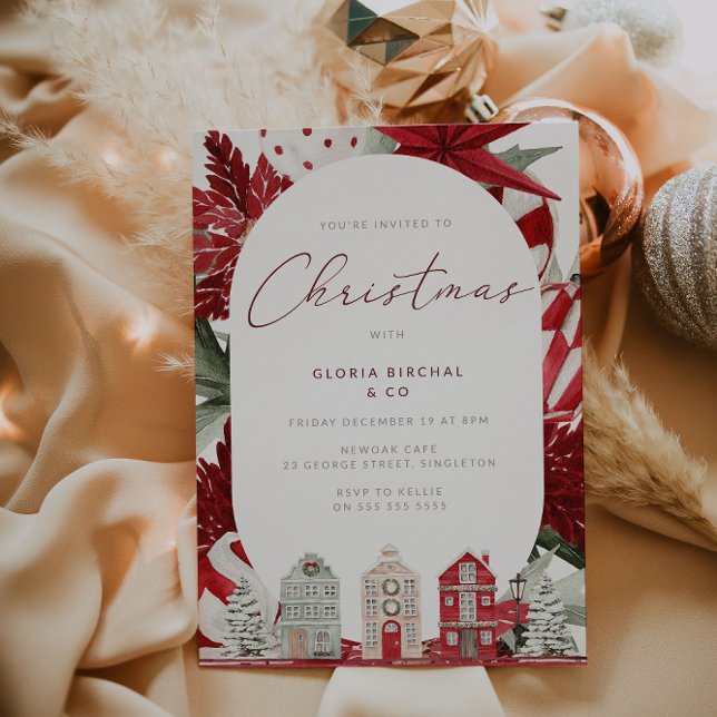 Gorgeous Modern Christmas Celebration Party Invitation (Creator Uploaded)
