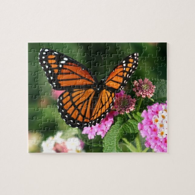 Gorgeous Monarch Butterfly Design Jigsaw Puzzle (Horizontal)