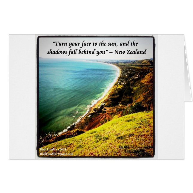 Gorgeous New Zealand And Famous Proverb (Front Horizontal)