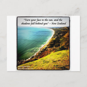 Gorgeous New Zealand And Famous Proverb Postcard