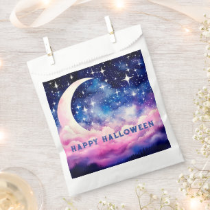 Gorgeous Night Sky Crescent Moon Halloween Favour Bag