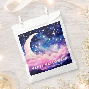 Gorgeous Night Sky Crescent Moon Halloween Favour Bag