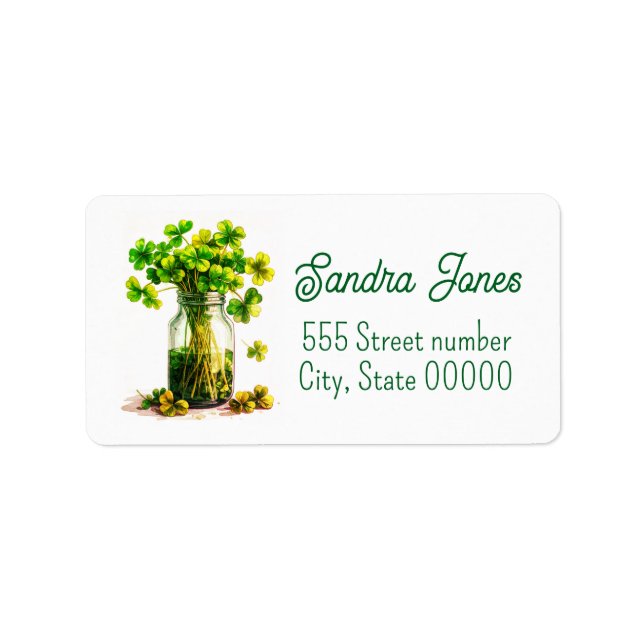 Gorgeous one of a-kind address labels (Front)