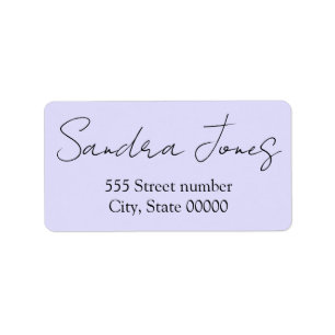Gorgeous one of a-kind address labels