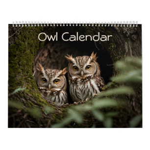 Gorgeous Owl Portrait Collection 2024 Calendar