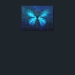 Gorgeous Painting of Blue Butterfly Canvas Print<br><div class="desc">I hope you enjoy this great Canvas Print with this Gorgeous Painting of a Blue Butterfly on it.  Enjoy!
https://www.zazzle.com/store/artzdizigns</div>