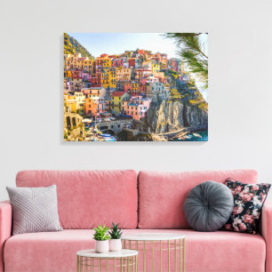Gorgeous Palermo, Sicily Italy on a Cliff Canvas Print