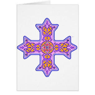 Gorgeous Pastel Coptic Cross