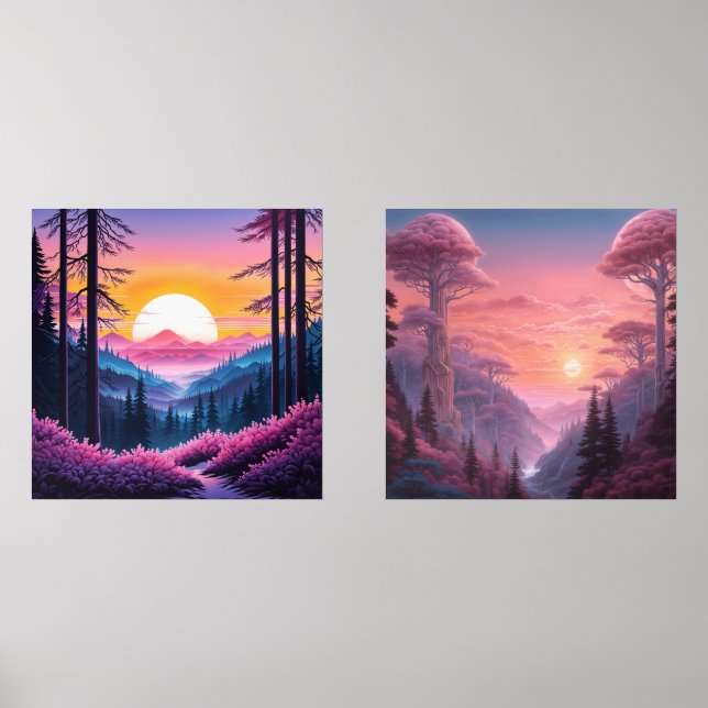 Gorgeous Pastel Sunsets (Front)