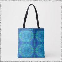 Gorgeous Peacock Blue Abstract