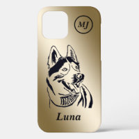 Gorgeous Personalizable Siberian Husky iPhone Case