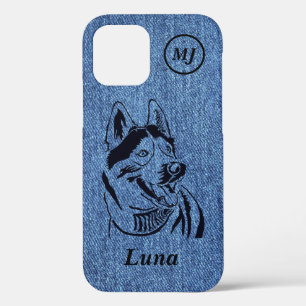 Gorgeous Personalizable Siberian Husky iPhone Case