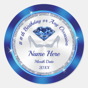 Gorgeous Personalized Birthday Stickers for Favour