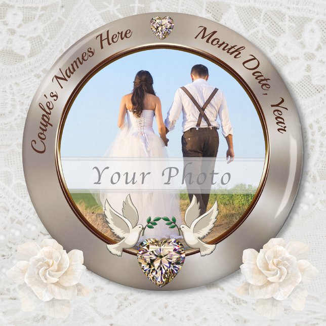 Gorgeous Personalized, Magnet Wedding Favors Cheap (Wedding Favors Ideas Cheap. Elegant, Photo Wedding Favors. Unique party wedding favor. )