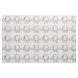 Gorgeous Pink Baby Elephant Fabric