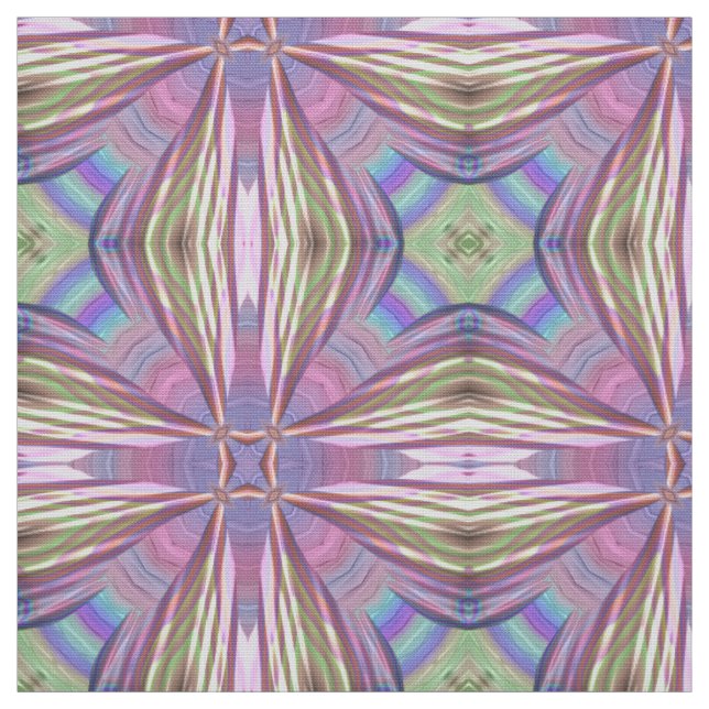 GORGEOUS! Pink Purple Blue Green Soft ~  Fabric (Swatch)