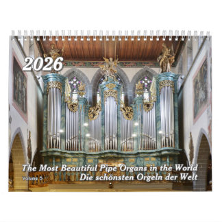 Gorgeous Pipe Organs 2026 - Le Calendrier des orga