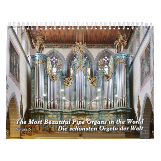 Gorgeous Pipe Organs – The Organ Calendar (Cover)