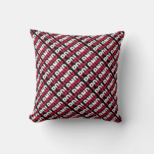 Gorgeous Poland National Flag Throw Pillow