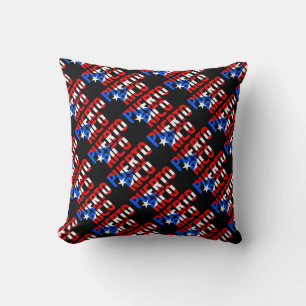 Gorgeous Puerto Rico National Flag Throw Pillow