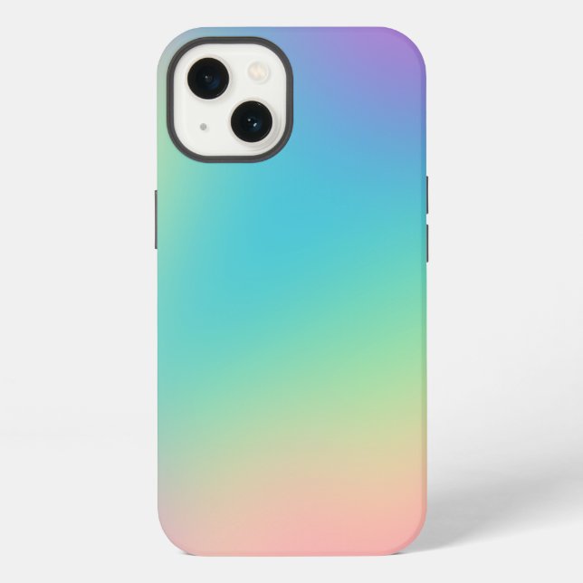 Gorgeous Rainbow Gradient iPhone Case (Back)