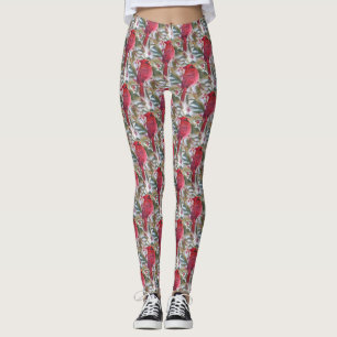 Gorgeous Red Cardinal Leggings