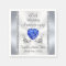 Gorgeous Sapphire 65th Wedding Anniversary Napkins