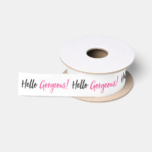 "Gorgeous" Satin Ribbon