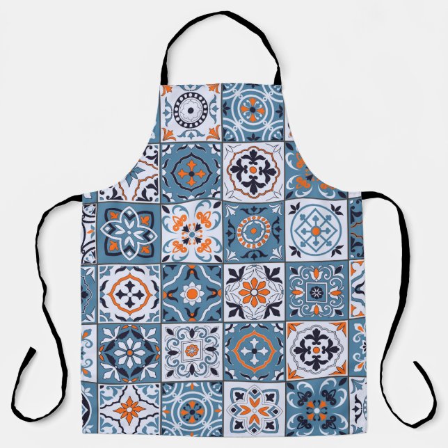 Gorgeous seamless pattern in a fashionable colour  apron (Front)
