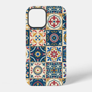 Gorgeous seamless pattern white colourful Moroccan iPhone 12 Case