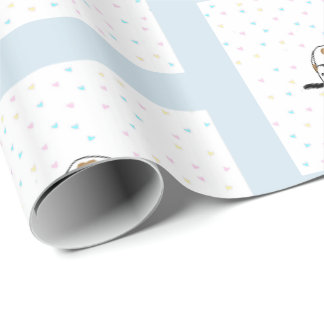 Gorgeous sleeping puppy wrapping paper