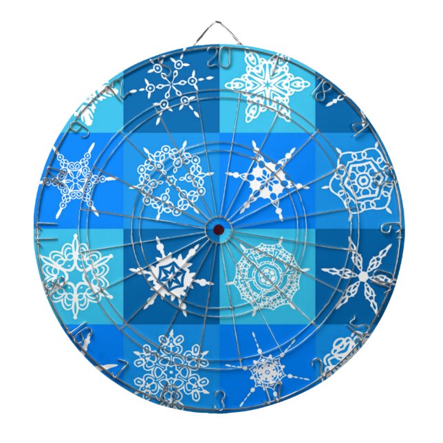 GORGEOUS SNOWFLAKES DARTBOARD (Front)