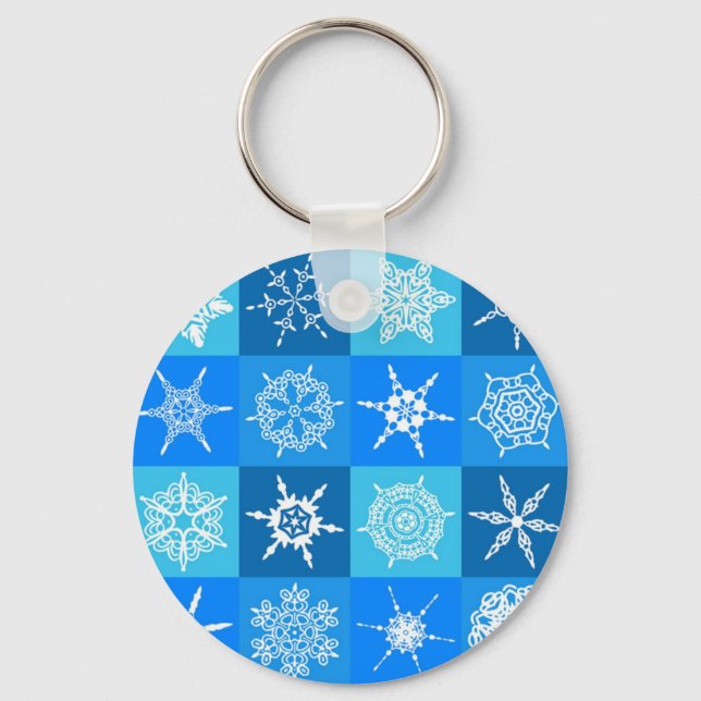 GORGEOUS SNOWFLAKES KEYCHAIN (Front)