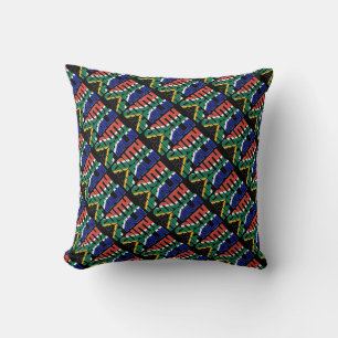 Gorgeous South Africa National Flag Throw Pillow
