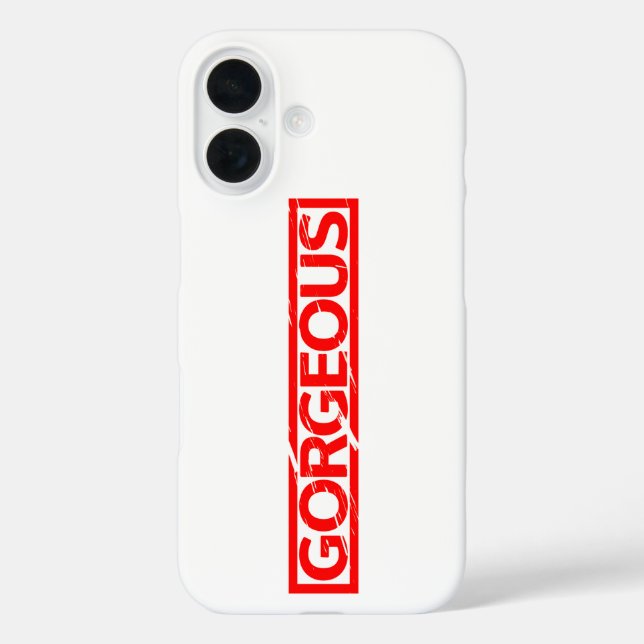 Gorgeous Stamp Case-Mate iPhone Case (Back)