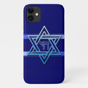 Gorgeous Star of David & Chai iPhone 11 Case