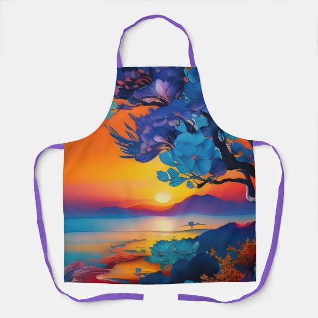 Gorgeous Sunrise over pond  Apron (Front)