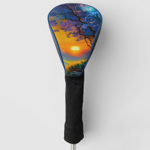 Gorgeous Sunrise over pond Golf Head Cover