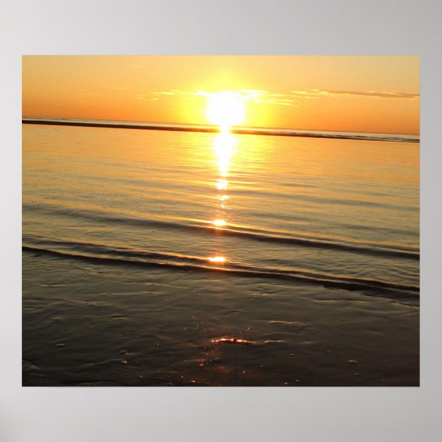 Gorgeous Sunset Poster (Front)