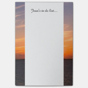Gorgeous Sunset   Turks and Caicos Photo Post-it Notes