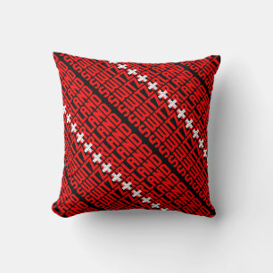 Gorgeous Switzerland National Flag Throw Pillow