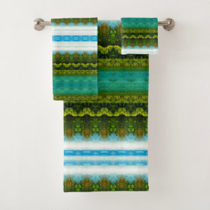 Gorgeous Turquoise Towel Set