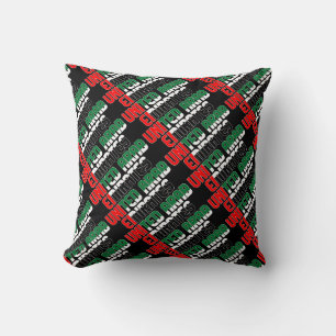 Gorgeous UAE National Flag Throw Pillow