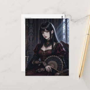 Gorgeous Vampire Lady Postcard