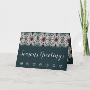 Gorgeous Victorian Styled Designed Holiday Card