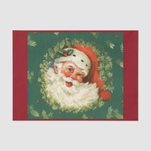 Gorgeous Vintage Santa Claus Image Tissue Paper