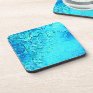 Gorgeous Watercolor Tropical Ocean Theme Design  Coaster