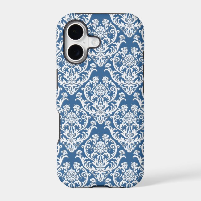 Gorgeous White Damask Pattern (Back)